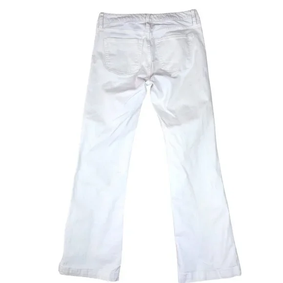 Gap 1969 White Bootcut Flare Jeans 30 Long Y2K Casual - Picture 2 of 10